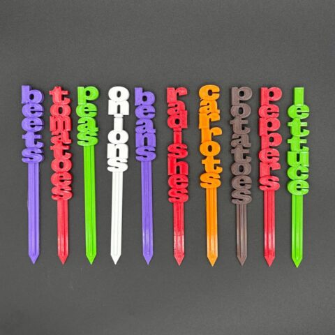 3D Printed Garden Markers - Standard Pack